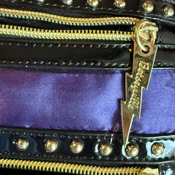 Electric Purple Metallic Betsyville Crossbody Purse - Picture 10 of 12